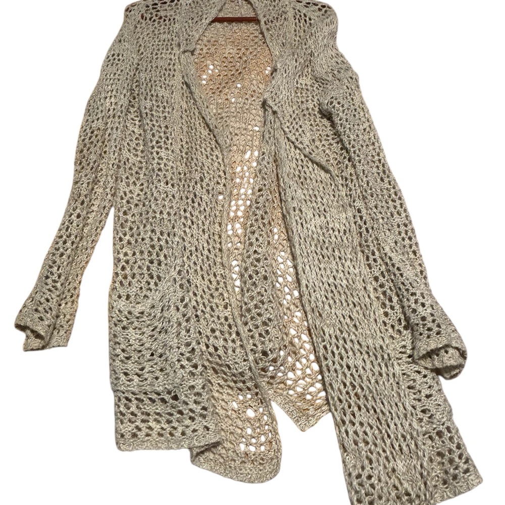 Women's Oversized Free People Open-Knit Sweater